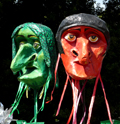 Red and Green Masks